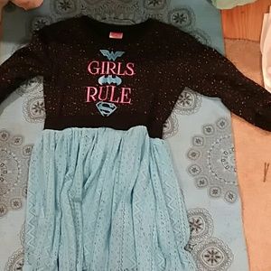 A girl's rule kids dress